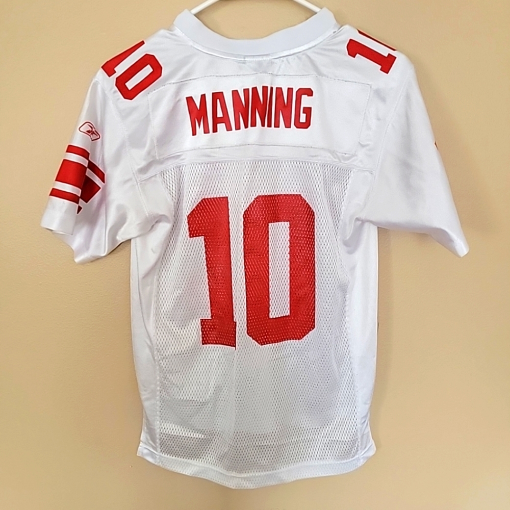 #10 Eli Manning NY Giants Reebok NFL Equipment Superbowl XLII youth jersey
